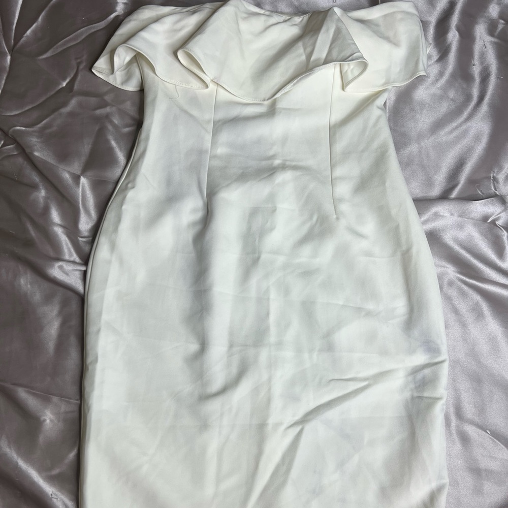 White Strapless Dress